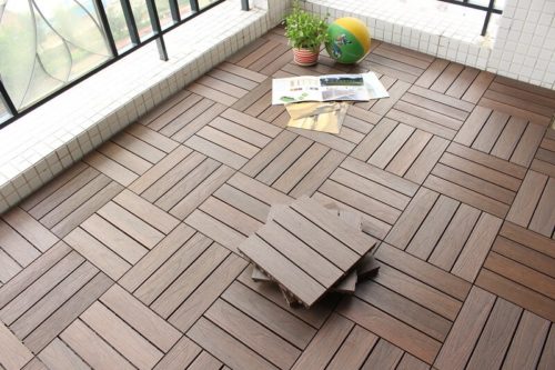 Outdoor Solution Custom made non slip wood plastic board outdoor portable wpc composite decking-Item No OS-OR02