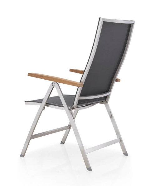 Outdoor Solution Unique Modern Design for Europe style Stainless Steel Garden Folding Chair OS8C801